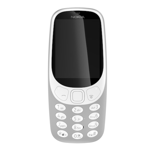 Nokia 3310 mobiltelefon (grå)