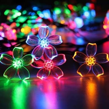 Dekorationsbelysning Batteri 5meter / 50 Led lampor
