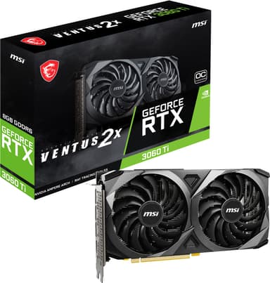 MSI GeForce RTX3060Ti VENTUS 2X OCV1 grafikkort