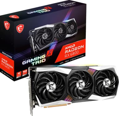 MSI Radeon RX 6800 GAMING X TRIO grafikkort