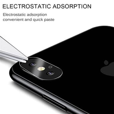 Linsskydd i härdat i glas för bakre kamera iPhone X/XS