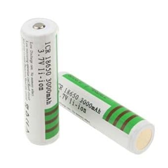 Sky Ray ICR batteri 18650 3000mAh - 2Pack
