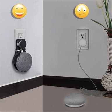 Väggfäste Google Home Mini Svart