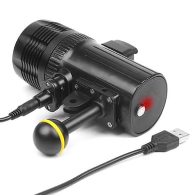 Undervattenslampa LED GoPro HERO7 /6 /5 1500 Lumens 60m