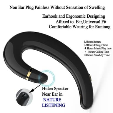 Bluetooth Earphone Ear Hook iPhone / Android