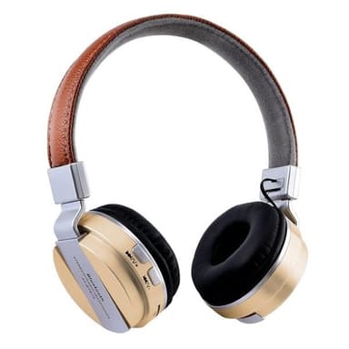 Guld Retro Bluetooth Headset för Mobiltelefon