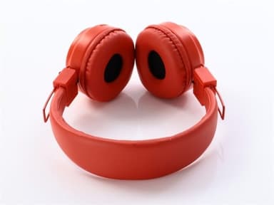 Svart Trådlöst headset