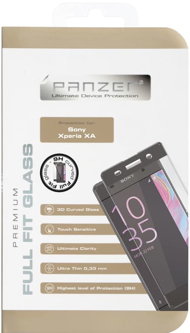 Panzer  Curved skärmskydd Sony Xperia XA (svart)