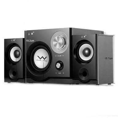 Högtalarsystem med rejäl subwoofer  bas