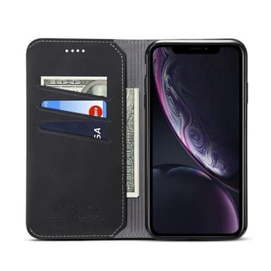 Flipfodral i mjukt PU med kreditkortfack för iPhone XS Max