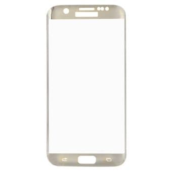 Tempererat glas Samsung Galaxy S7 Edge - Böjt, i Guldfärg