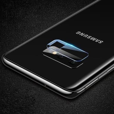 Härdad skärmskydd i glas till bakre Kameralins Samsung Galaxy S10E