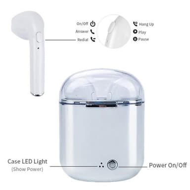 Bluetooth Öronsnäcka med laddbox