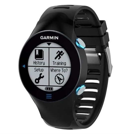 Smart Watch Silikon armband till Garmin Forerunner 610 - Svart
