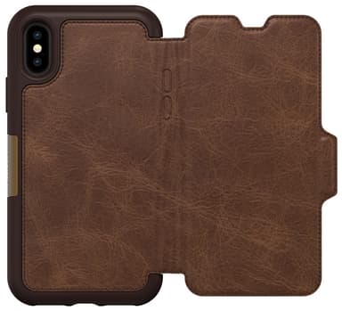 OtterBox Strada Folio iPhone X fodral (brun)