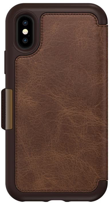 OtterBox Strada Folio iPhone X fodral (brun)