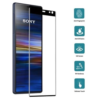 3D Full Skärmskydd i härdat Glas Sony Xperia 10 Plus