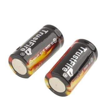 Batteri 16340 880mAh 3.7V - 2-Pack