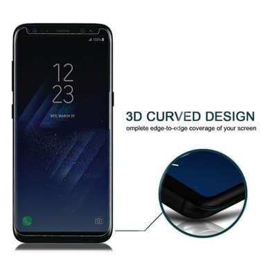 Sekretess skärmskydd / displayskydd i härdat glas Samsung Galaxy S8 Nat glas Samsung Galaxy S8
