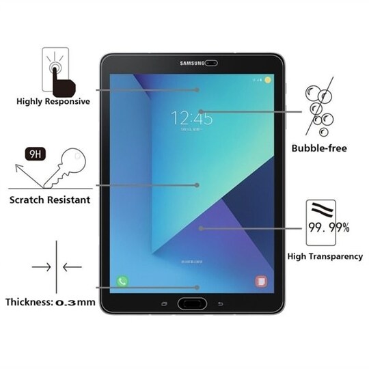 Tempererat Skärmskydd Glas Samsung Galaxy Tab S3 9.7 / T820
