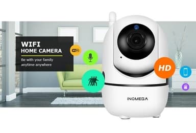 Trådlös IP Wi-Fi Kamera HD Cloud Automatisk spårning