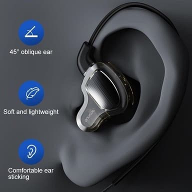 POLVCDG D6T Headset med mikrofon 3.5mm