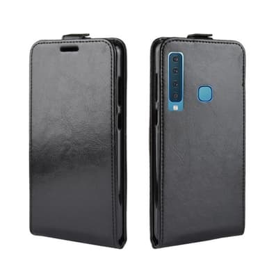 Vertikalt flipfodral / mobilplånbok för Samsung Galaxy A9 2018 - Svart