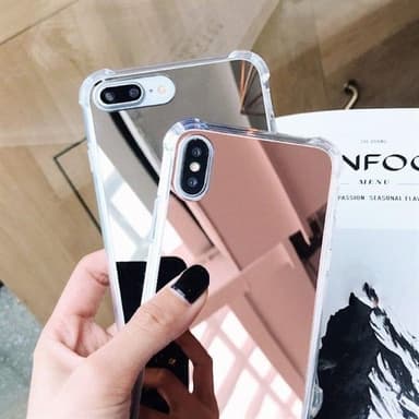 Lyxigt spegelskal för iPhone X / XS