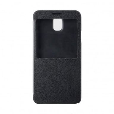 Xqisit, Flip Cover med fönster för Samsung Note 3 (Svart)