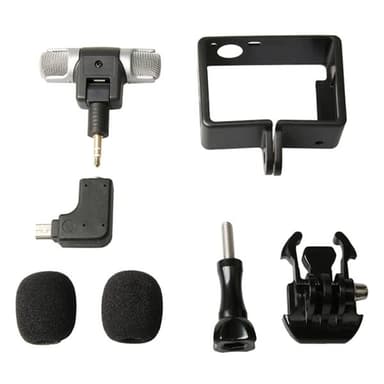 Extern stereomikrofon / dubbelriktad mikrofon för GoPro HERO