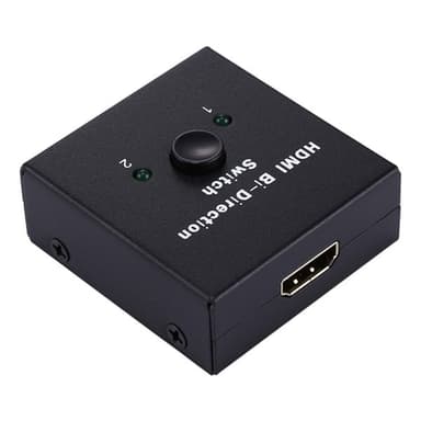 Dubbelriktad HDMI Switch/Splitter 2x1 / 1x2