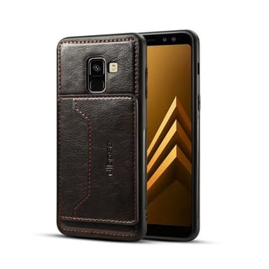Bakskal / mobilfodral i konstläder för Samsung Galaxy A6 (2018) – Svart