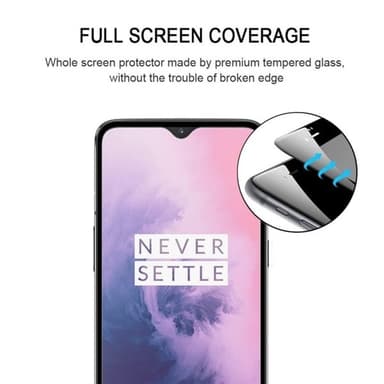 Tempererat Skärmskydd Curved till OnePlus 7