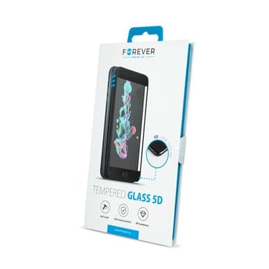 Forever Tempererat Skyddsglas 5D iPhone XS Svart
