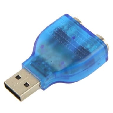 Usb till PS/2 adapter x 2