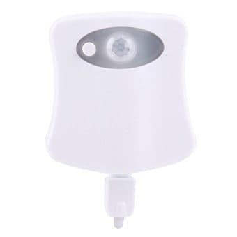 Toalettbelysning 8 färgers LED