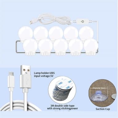 LED Spegellampor