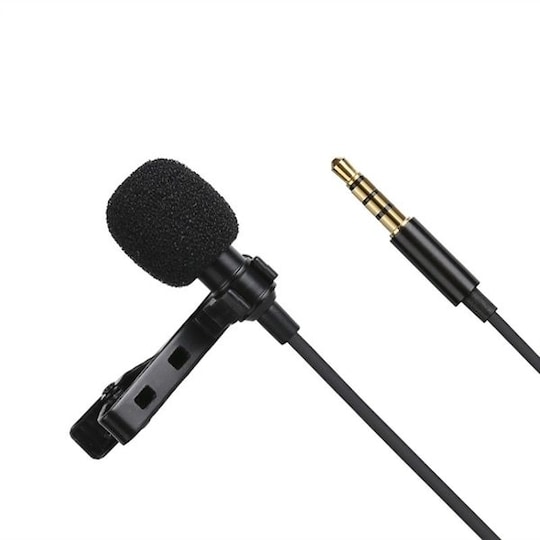 Mikrofon med clips till enheter med 3.5mm port