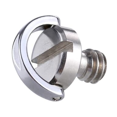 Kameraskruv 1/4" med C-ring
