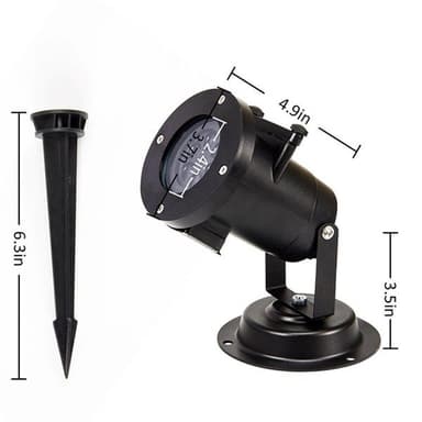 Projektorlampa utomhus för husvägg / Fasadbelysning