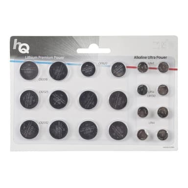 Litium/Alkaliskt Knappcellsbatteri CR2016 / CR2032 / CR2025 / CR1620 / LR43 / LR