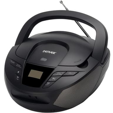 Denver Boombox CD/FM/AUX Svart