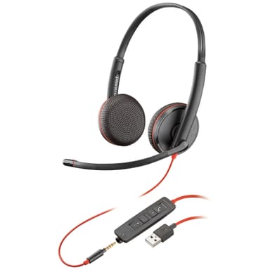 Plantronics BlackWire 3225 USB stereo headset