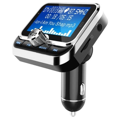 Bluetooth FM sändare och billaddare med dubbla USB 2.4V