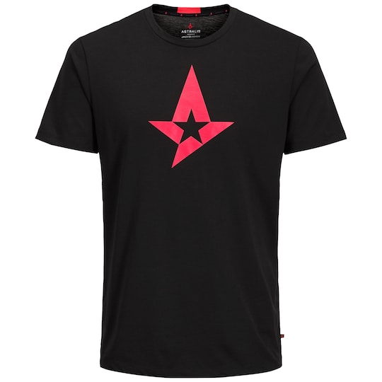 Astralis officiel T-shirt svart/röd (XL)