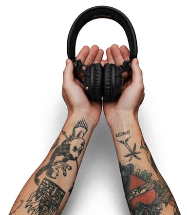 Marshall Mid trådlösa hörlurar on-ear med ANC (svart)
