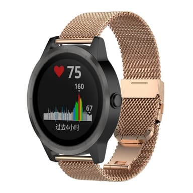 Garmin VivoActive 3 / Move / HR (20 mm) armband Rostfritt stål Roség