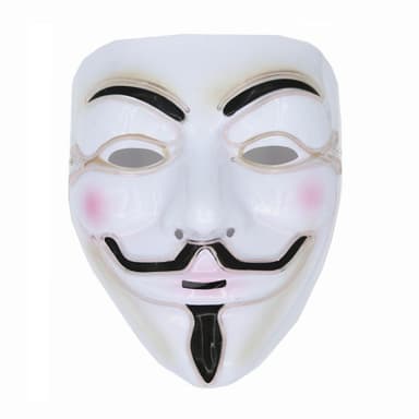 Anonymous LED Halloween mask Vit