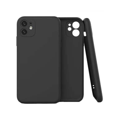 Mjukt mobilskal iPhone 12 Mini Silikon Svart