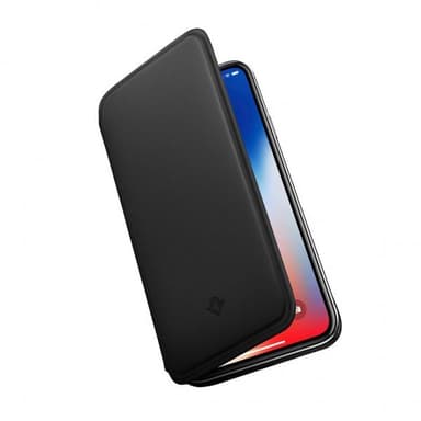 Twelve South iPhone X/Xs Plånboksfodral SurfacePad Nappaläder Svart